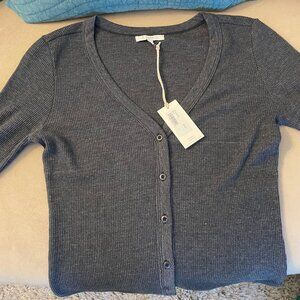 Z Supply Button V-neck henley tee - NWT Size small